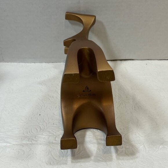 PartyLite Holiday Modern Deer Reindeer Endearing Tea Light Candle Holder 8.25" - Picture 7 of 8